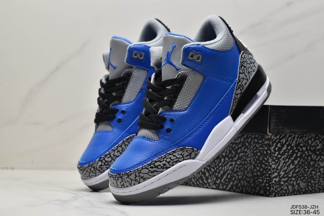 125 Fragment Design x Air Jordan 3 SP”Fragment”迈克尔·乔丹AJ3代中帮 DA3595