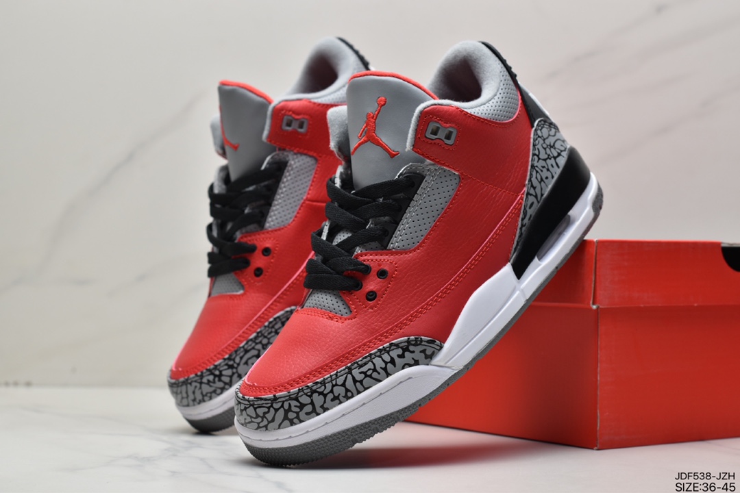 125 Fragment Design x Air Jordan 3 SP”Fragment”迈克尔·乔丹AJ3代中帮 DA3595