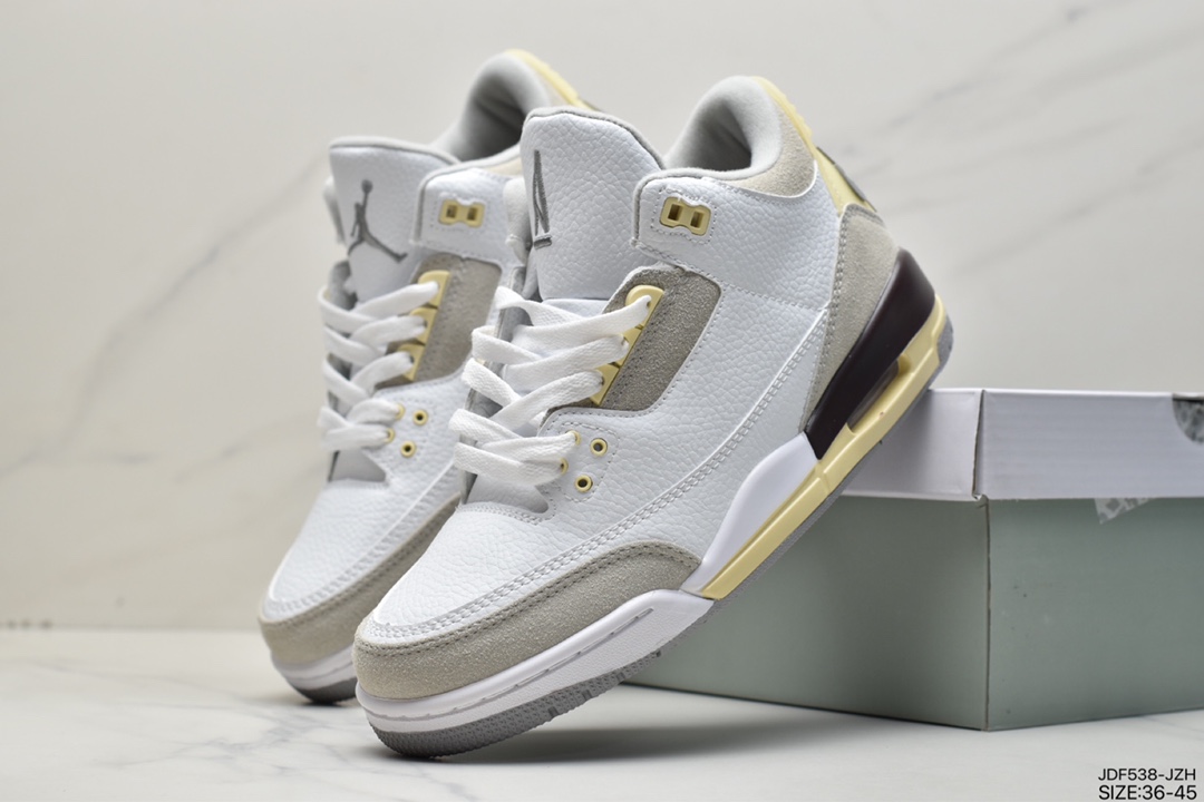 125 Fragment Design x Air Jordan 3 SP”Fragment”迈克尔·乔丹AJ3代中帮 DA3595