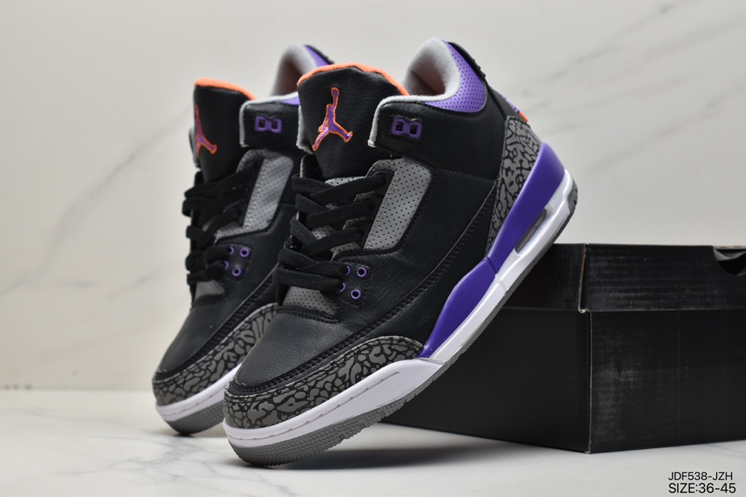 125 Fragment Design x Air Jordan 3 SP”Fragment”迈克尔·乔丹AJ3代中帮 DA3595