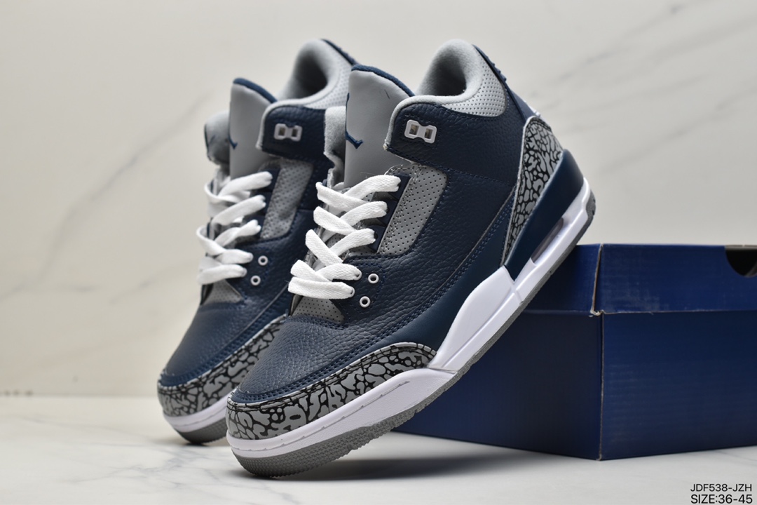 125 Fragment Design x Air Jordan 3 SP”Fragment”迈克尔·乔丹AJ3代中帮 DA3595