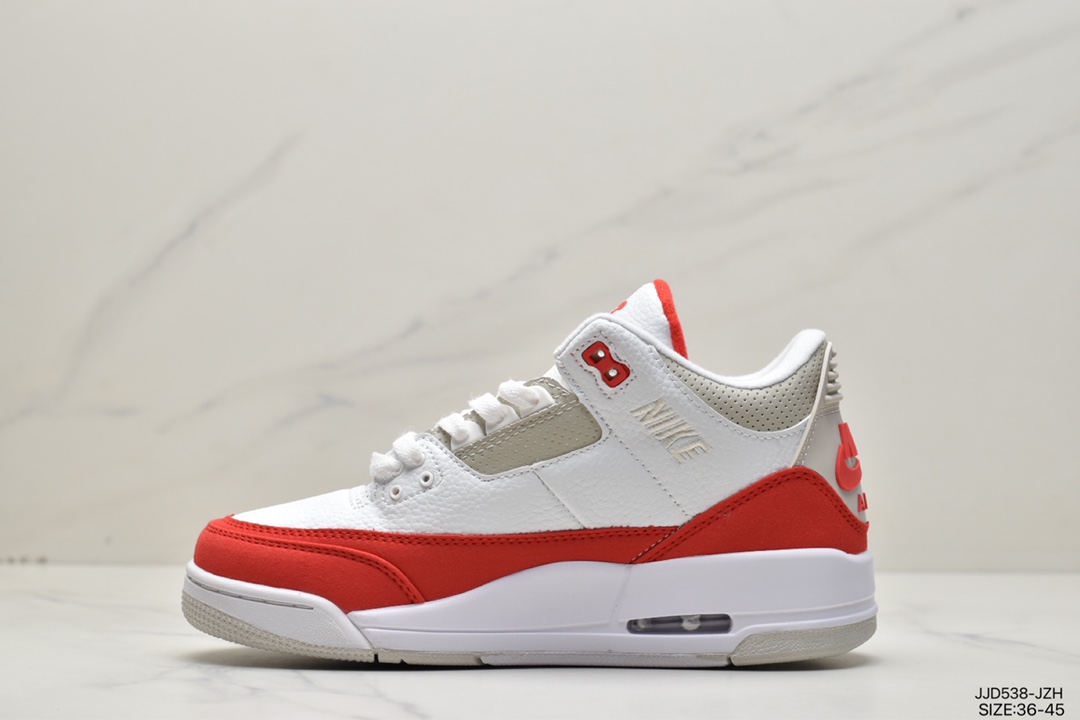 130 潮流教父藤原浩主理品牌Fragment Design x Air Jordan 3 SP”Fragment”迈克尔·乔丹AJ3代中帮篮球鞋” DA3595