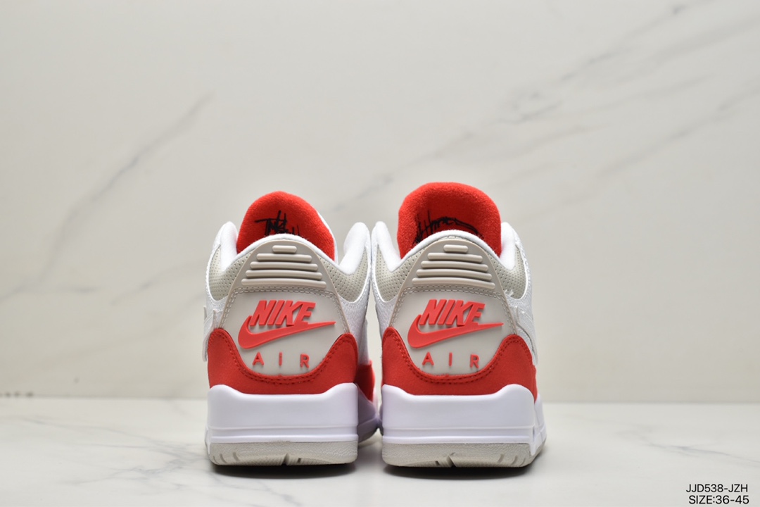 130 潮流教父藤原浩主理品牌Fragment Design x Air Jordan 3 SP”Fragment”迈克尔·乔丹AJ3代中帮篮球鞋” DA3595