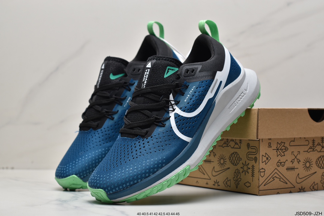 200 Nike React Pegasus Trail 4 飞马涡踪迹4代低帮越野马拉松休闲运动慢跑鞋 DJ6188-300
