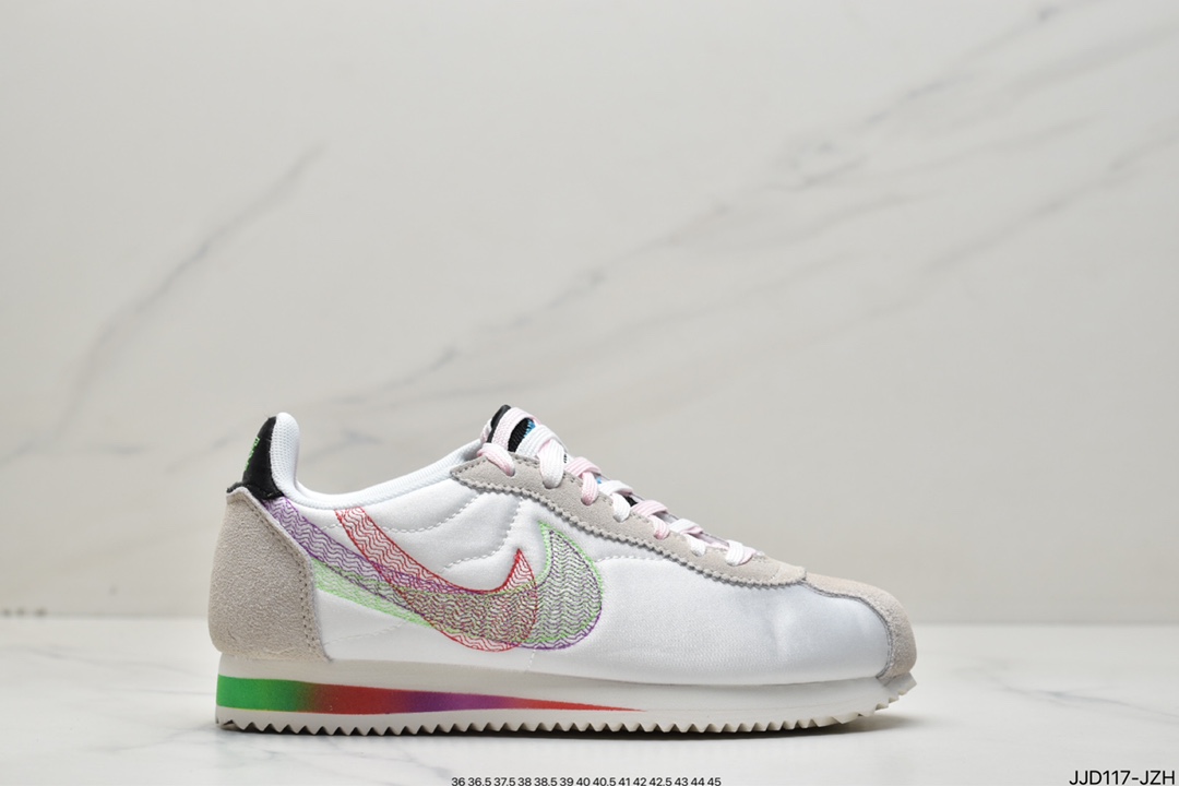 130 Nike Classic Cortez 全新配色经典阿甘休闲跑步鞋 DR5491-100
