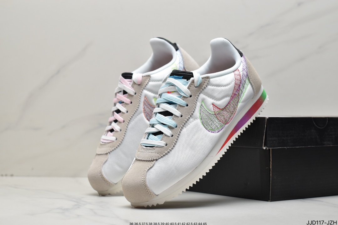 130 Nike Classic Cortez 全新配色经典阿甘休闲跑步鞋 DR5491-100