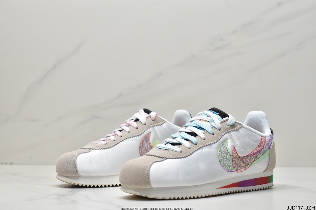 130 Nike Classic Cortez 全新配色经典阿甘休闲跑步鞋 DR5491-100