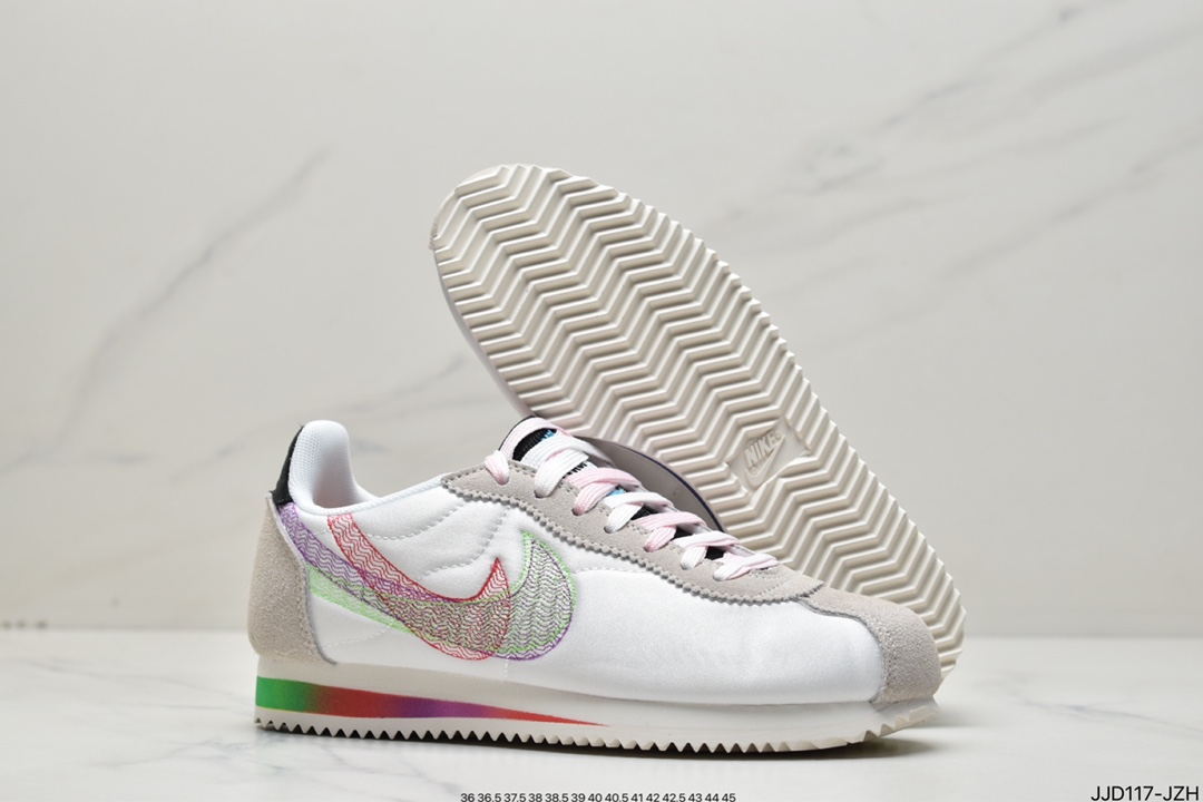 130 Nike Classic Cortez 全新配色经典阿甘休闲跑步鞋 DR5491-100