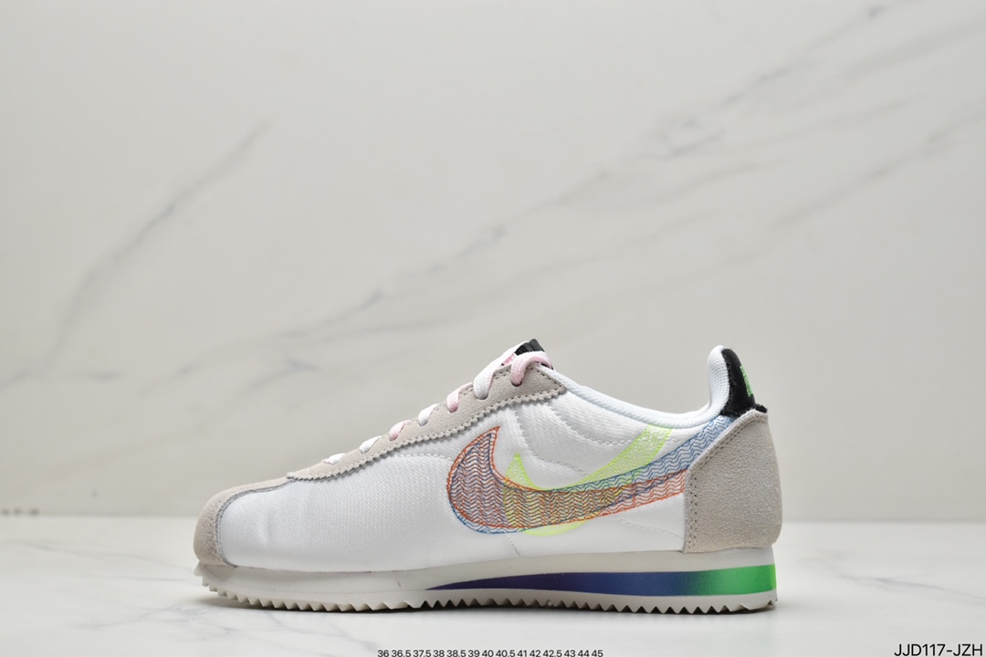 130 Nike Classic Cortez 全新配色经典阿甘休闲跑步鞋 DR5491-100