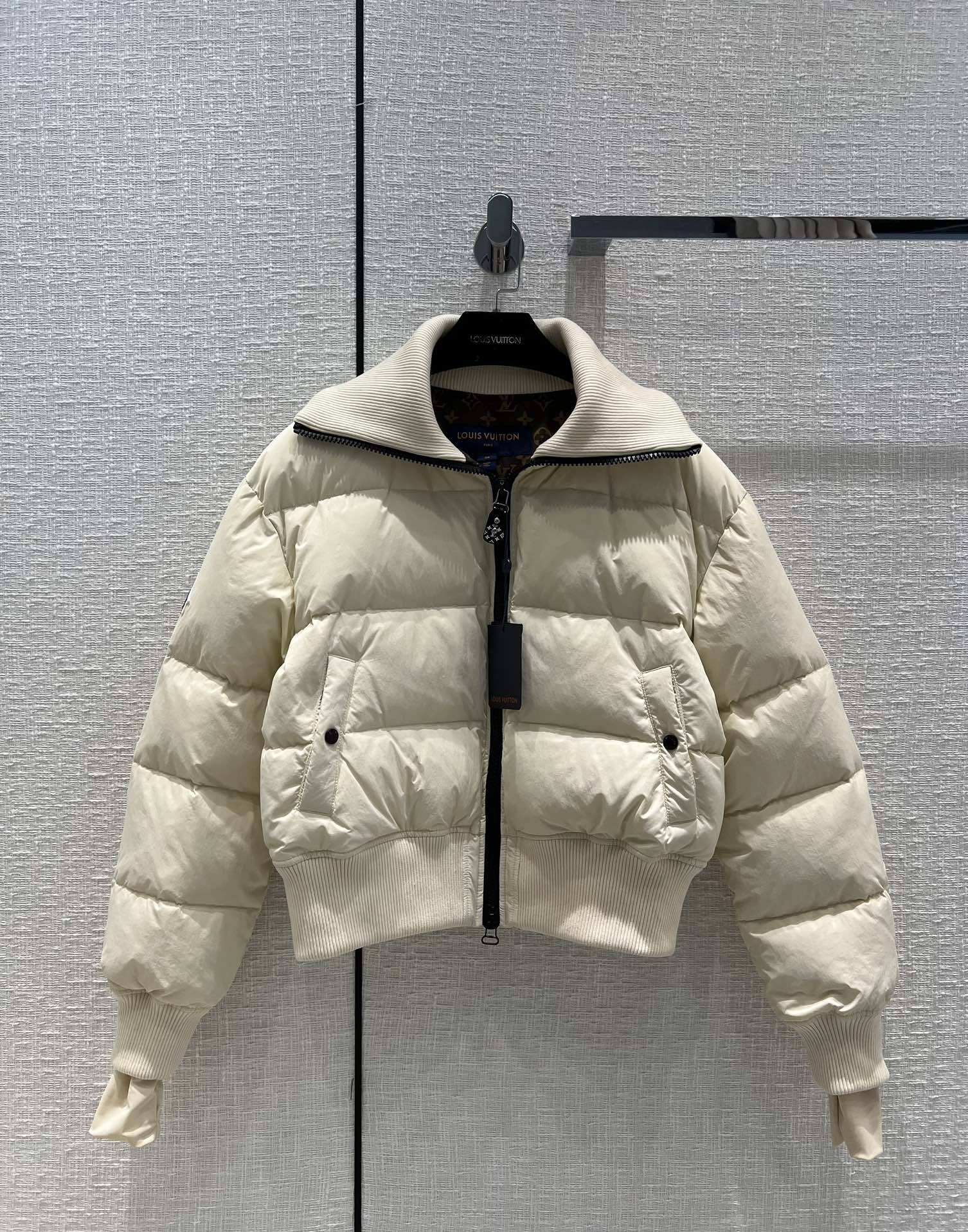 Louis Vuitton Clothing Coats & Jackets Down Jacket White Goose Down Fall/Winter Collection Long Sleeve