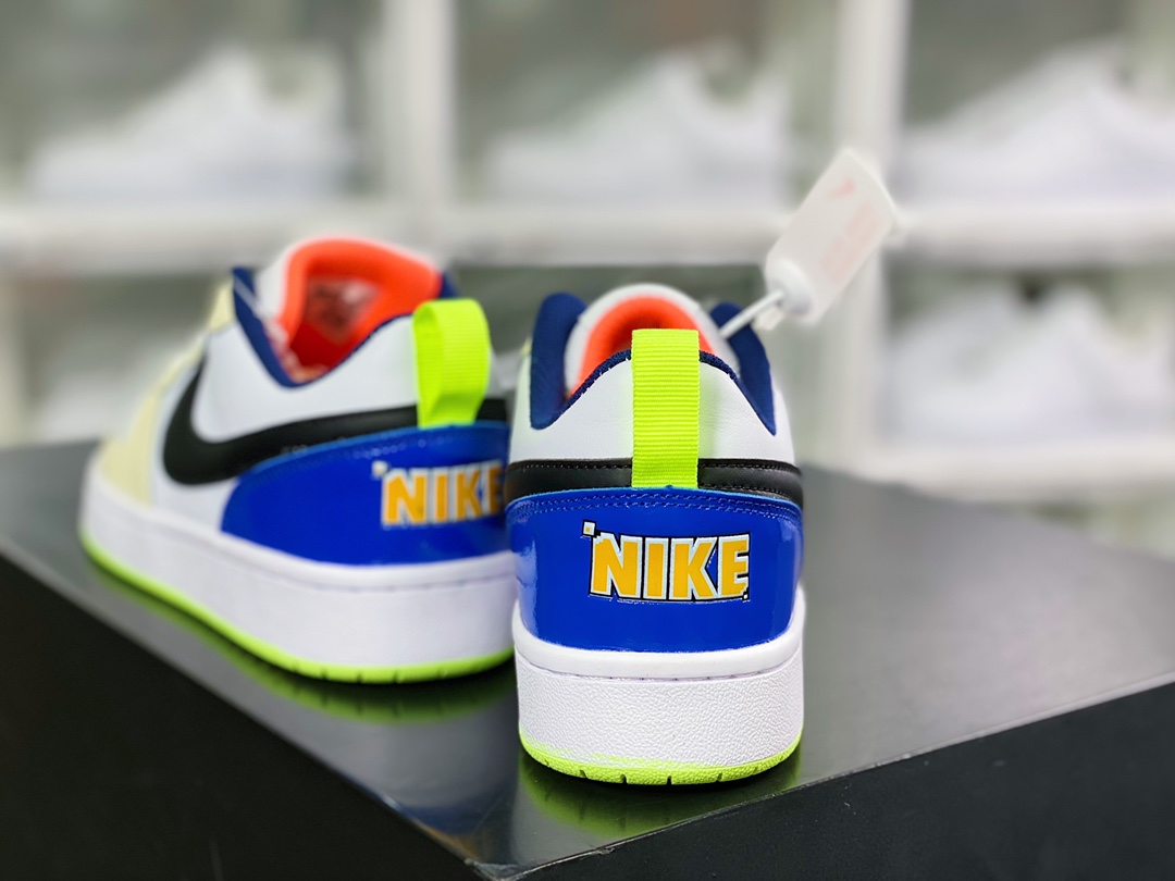 200  Court Borough Low 2”Milk/Racer Blue/Volt”学院系列FB1394-101