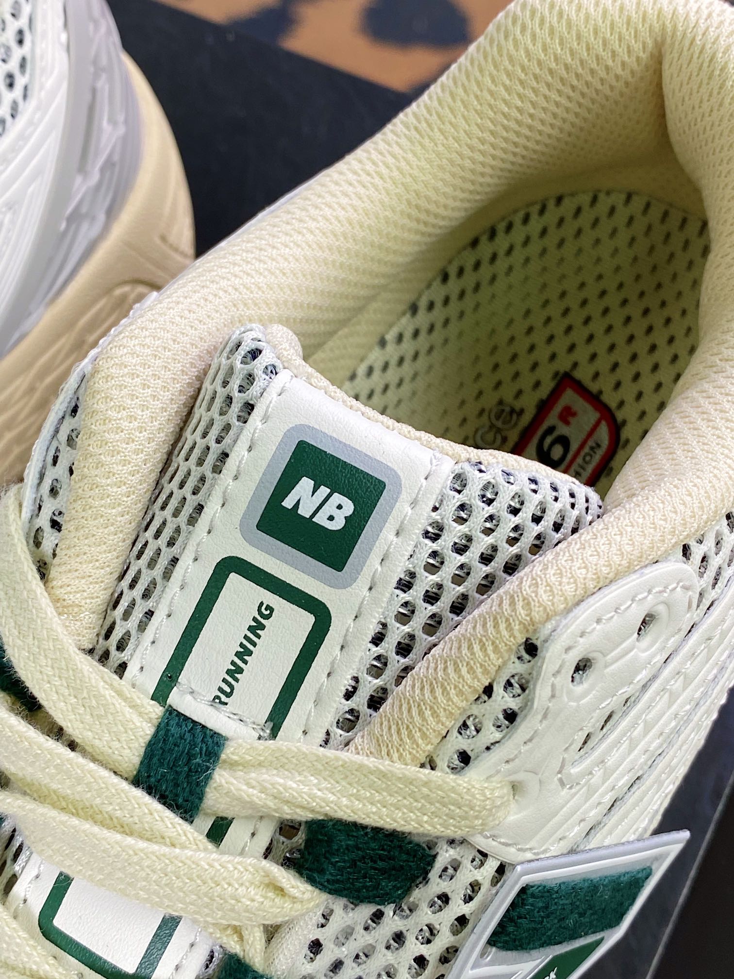 NB M1906R Series Retro Dad Style Casual Sports Jogging Shoes ”Mesh Beige Dark Green Gray” M1906RQ