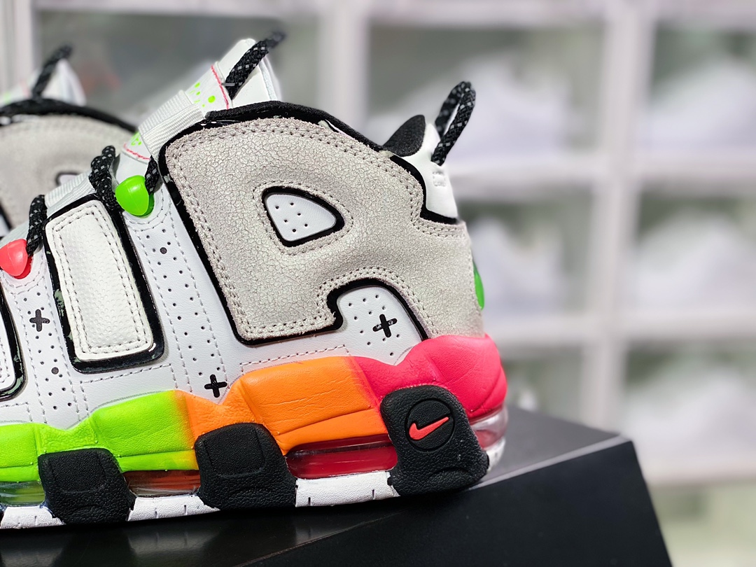 260 Air More Uptempo'96”Racer Pink and Green Strike”皮蓬一代DV1233-111