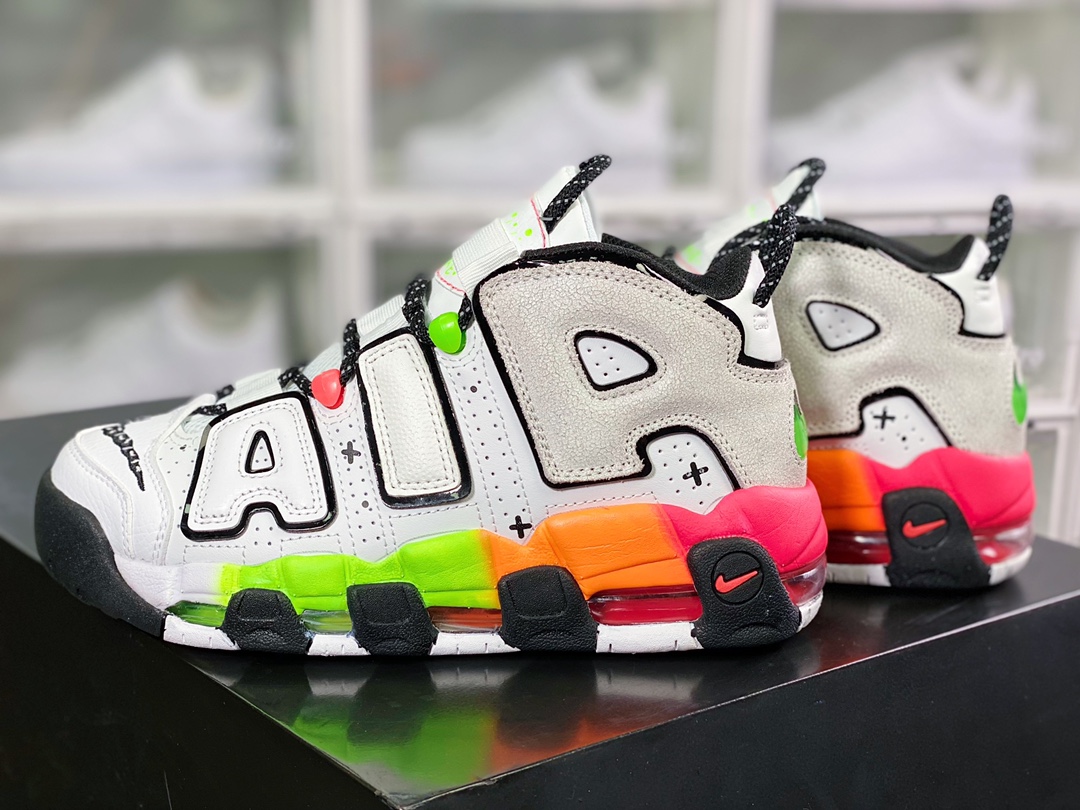 260 Air More Uptempo'96”Racer Pink and Green Strike”皮蓬一代DV1233-111