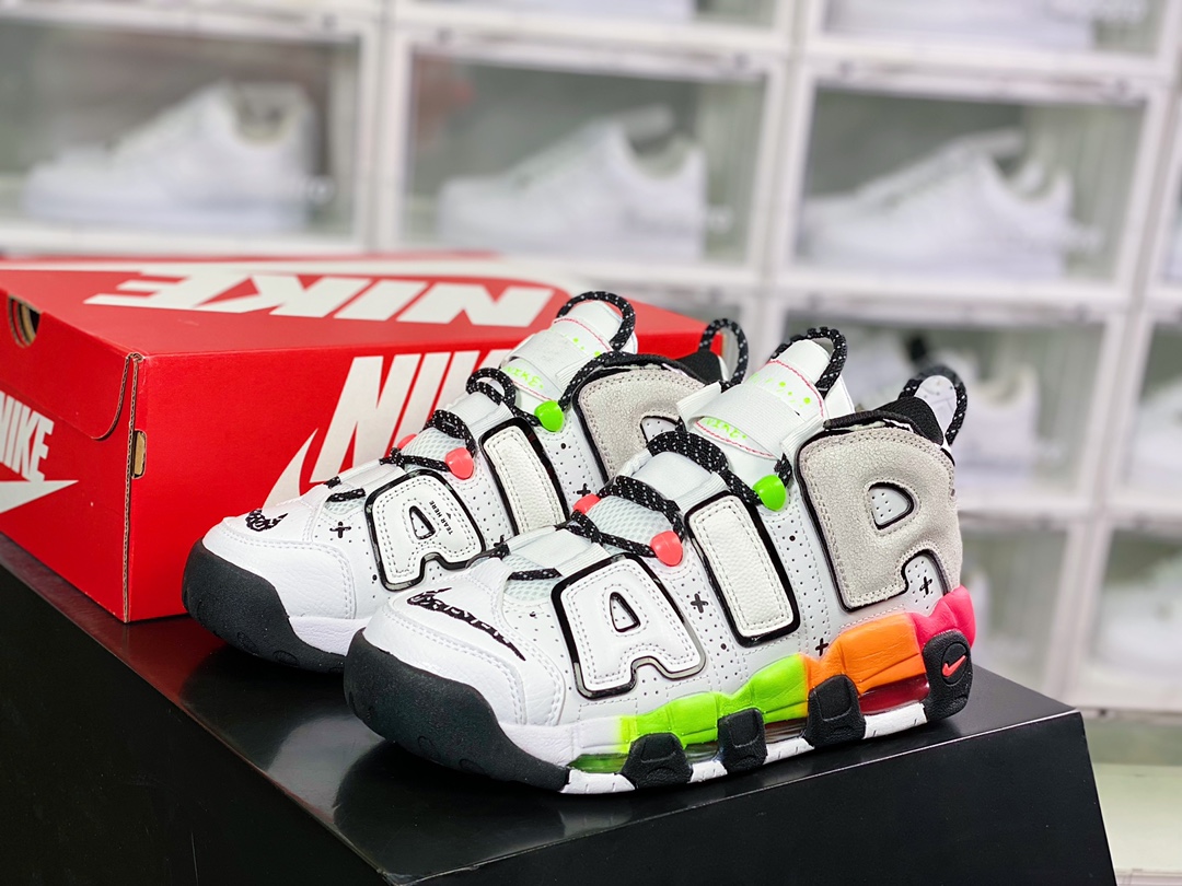 260 Air More Uptempo'96”Racer Pink and Green Strike”皮蓬一代DV1233-111