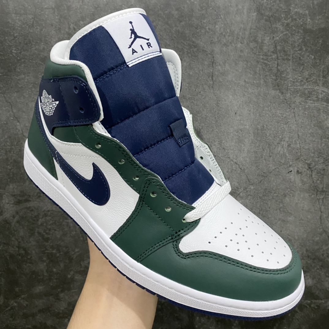 本地260 GC(dt)过验版 Air Jordan AJ1 Mid 中帮 蓝绿DZ5326-300