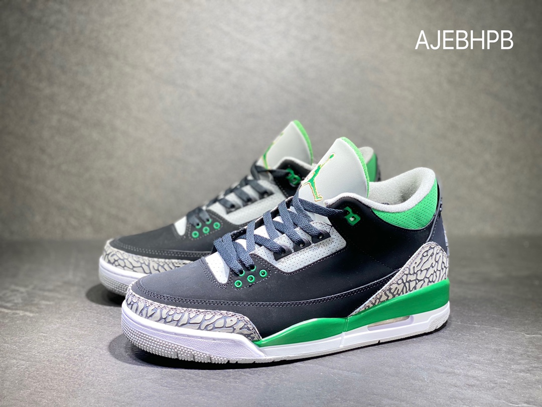 320 Air Jordan 3 AJ3 Retro AJ3黑绿 篮球鞋 CT8532-030