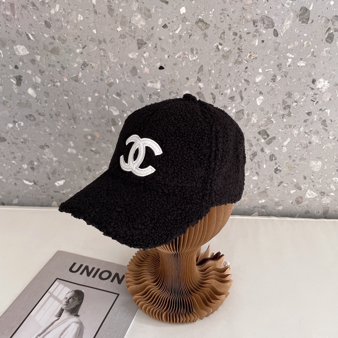 Chanel Hats Baseball Cap Unisex Lambswool