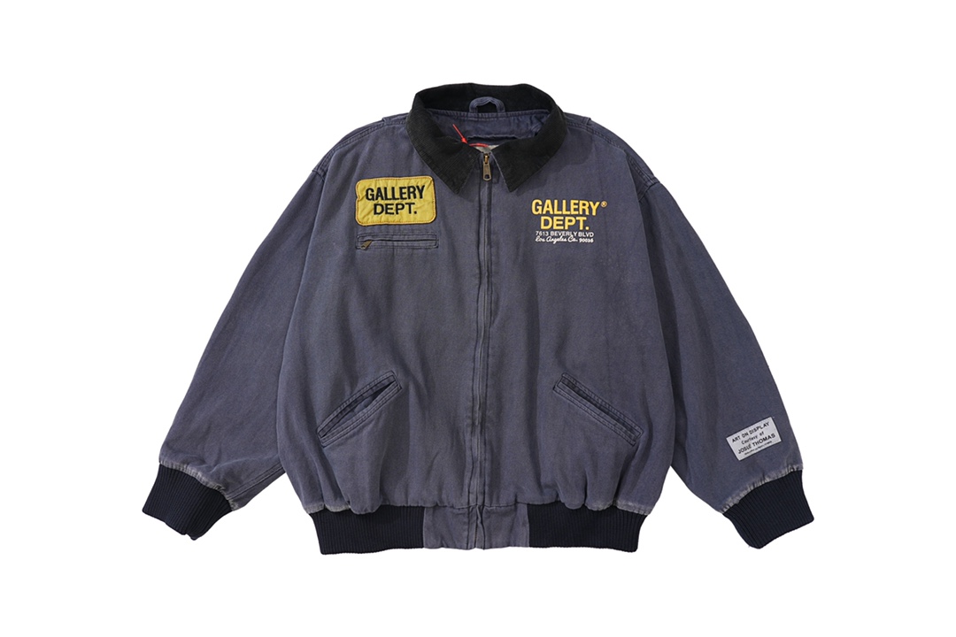 ️#Gallery Dept. Mechanic Jacket 做旧LOGO字母牛仔夹克外套 洗水蓝 S-XL