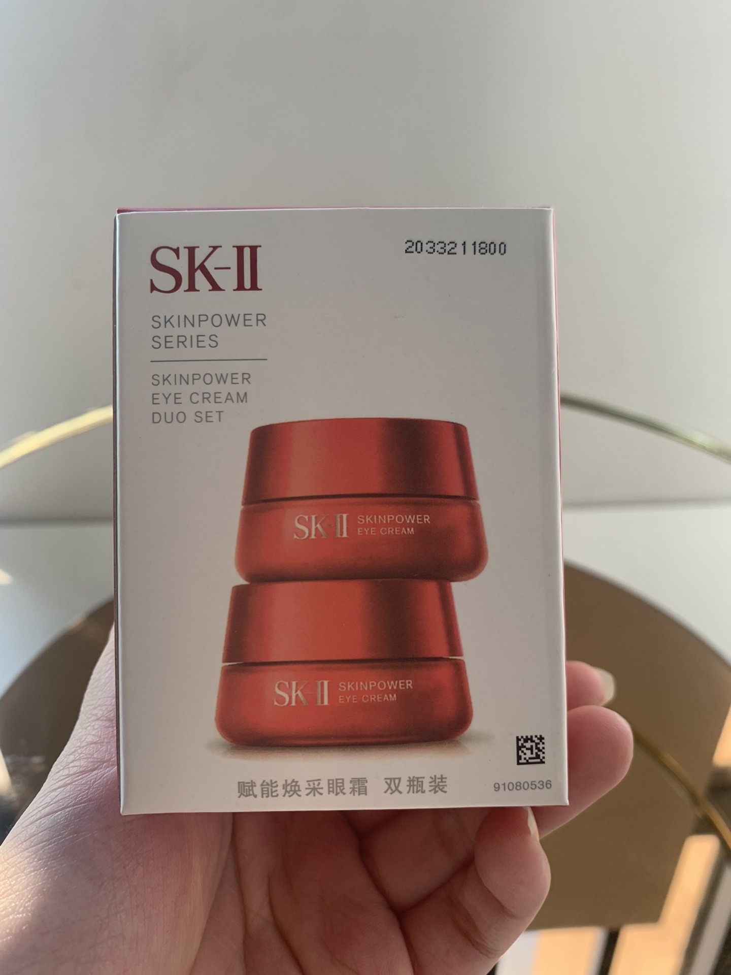 Single/Set, details fully matching, correct fragrance, Mingtong market approved version✔️Sk2小红瓶眼霜两件套明通版! Contains: 15ml…