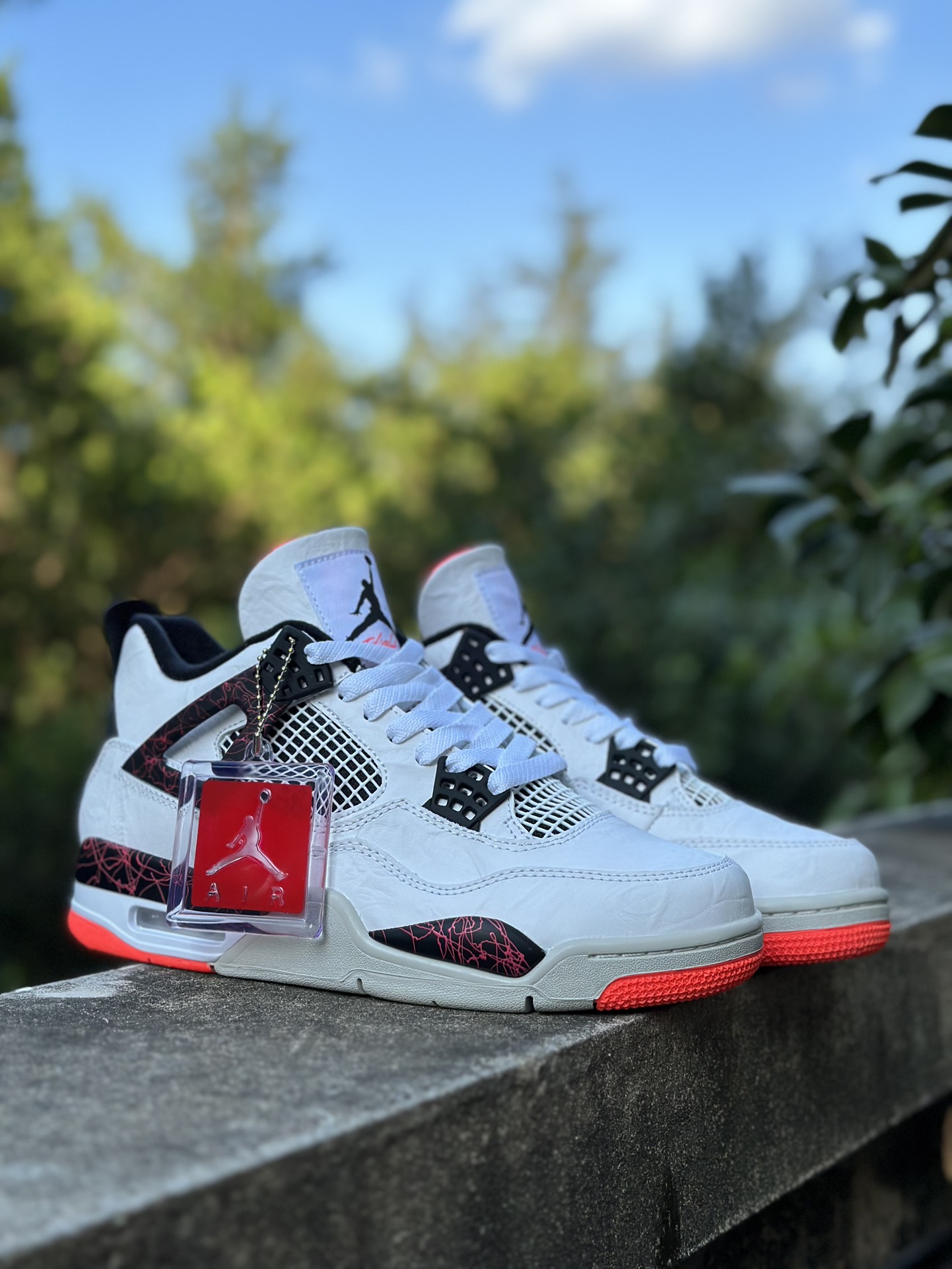¡¡Puro original!! ¡¡Puro original, de fábrica original!! Air Jordan AJ4 Retro Lava Fundida, versión de comercio exterio…