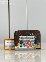 Louis Vuitton Top
 Wallet Yellow Printing Monogram Canvas Soho M81629