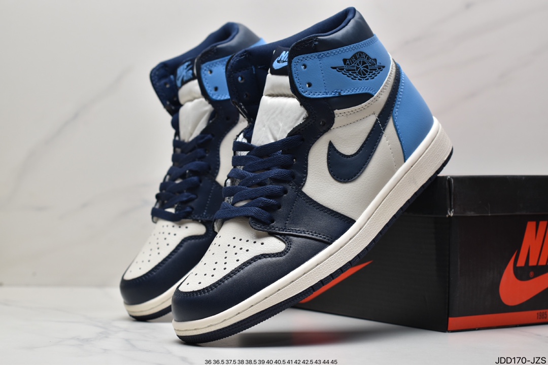 120 耐克Nike Air Jordan 1 Retro High OG”Black/White”AJ1代