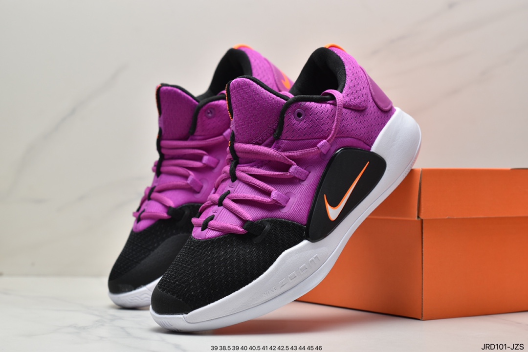 210 Nike Hyperdunk X low TB HD2018 实战篮球鞋 黑紫 AR0465-500