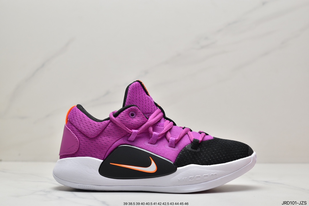 210 Nike Hyperdunk X low TB HD2018 实战篮球鞋 黑紫 AR0465-500