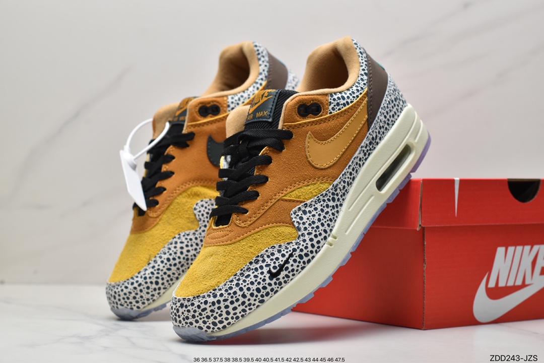 230 Nike Air Max 1 QS 初代复古气垫百搭休闲运动慢跑鞋 665873-200