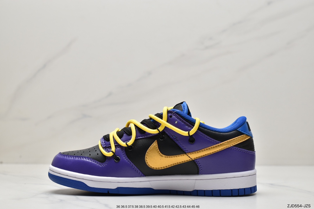 Futura x Nike Dunk Low SB joint deconstruction strappy skateboard shoes DD1391-001