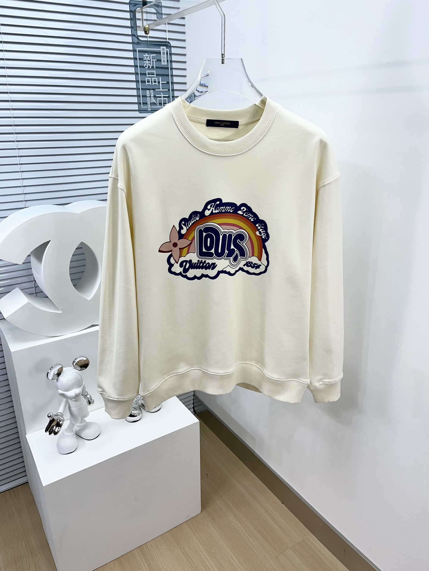 Louis Vuitton Clothing Sweatshirts Beige White Cotton Fall/Winter Collection Casual