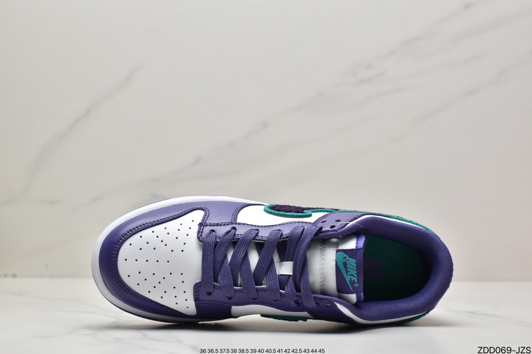 230 Nike SB Dunk Low”Chenille Swoosh Purple White”扣篮DQ7683-100