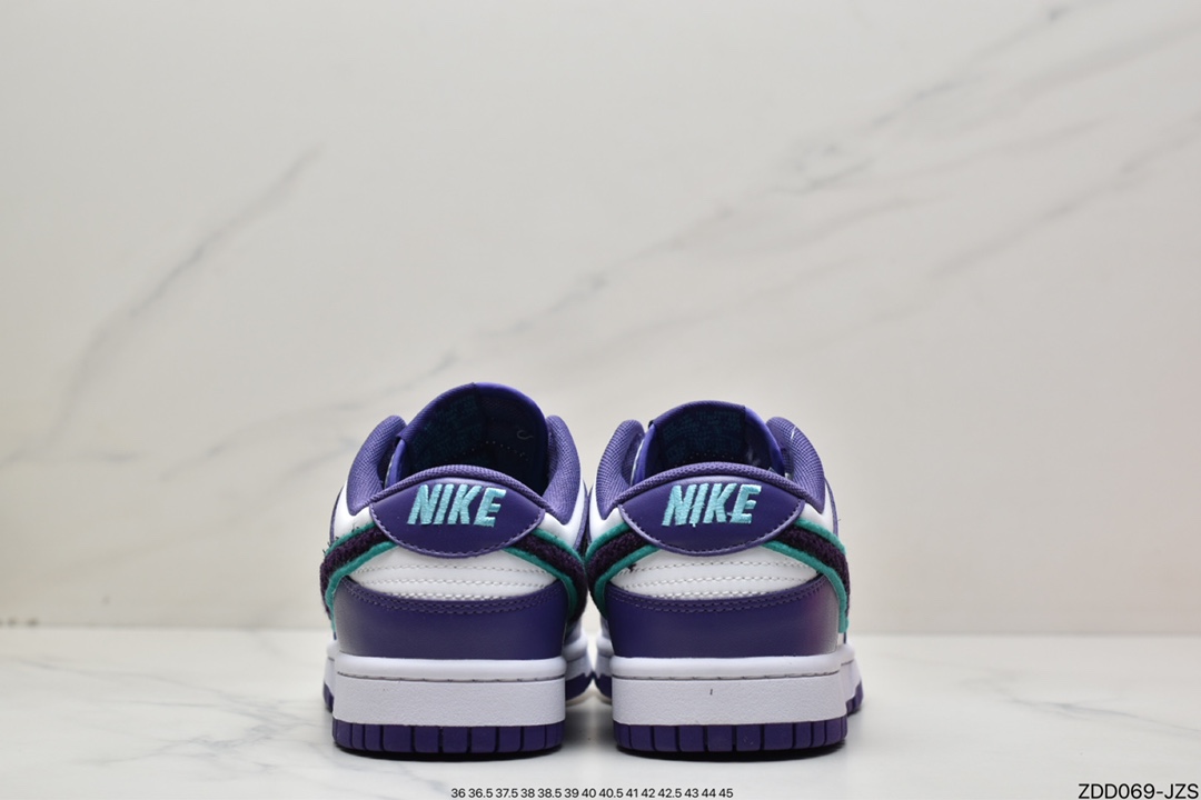 230 Nike SB Dunk Low”Chenille Swoosh Purple White”扣篮DQ7683-100