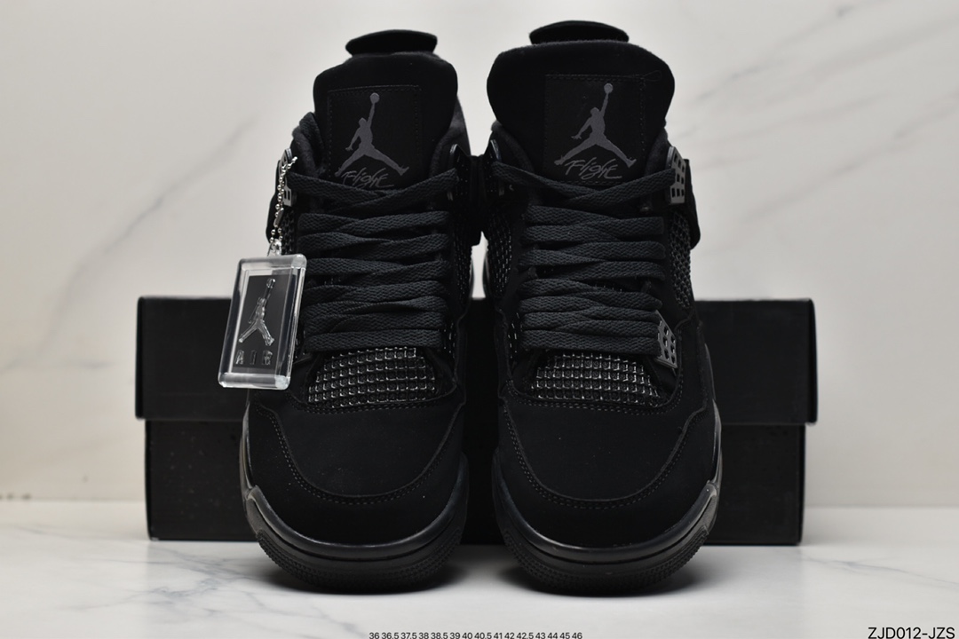 240 耐克Nike Air Jordan 4 Retro”Black Cat”AJ4代中帮篮球鞋CU1110-010
