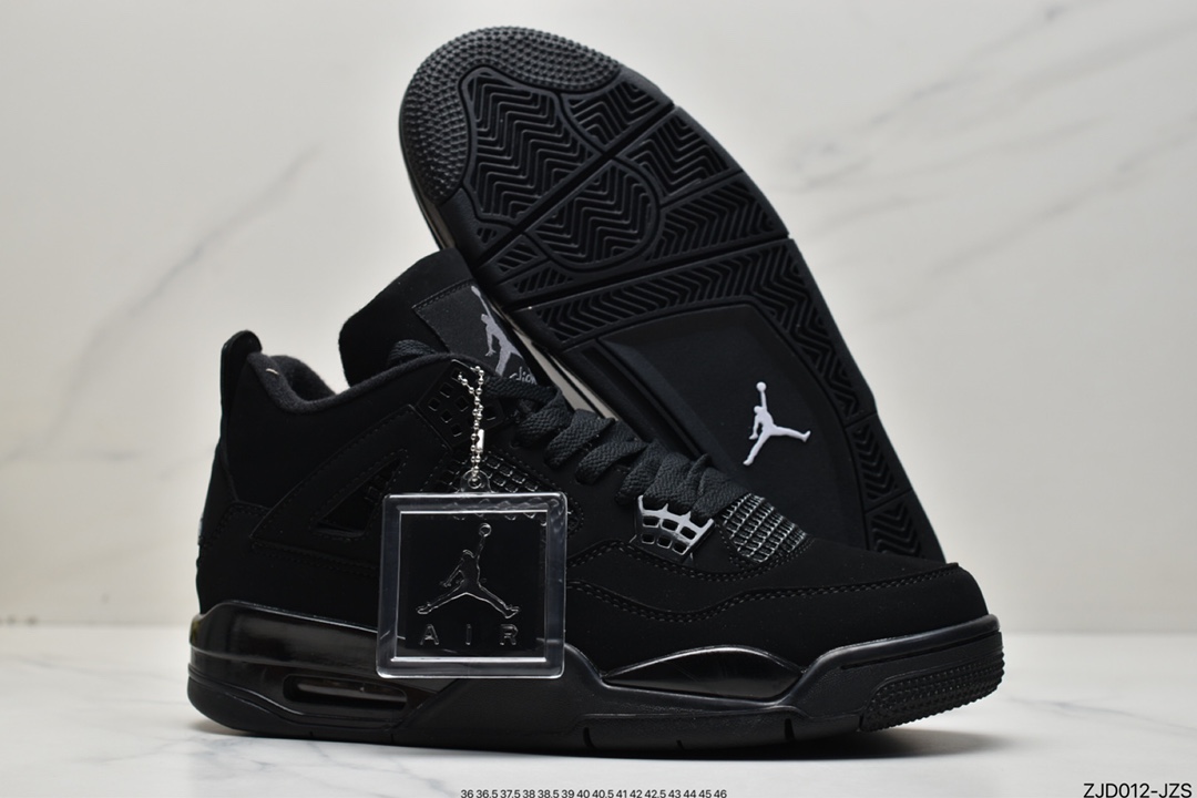 240 耐克Nike Air Jordan 4 Retro”Black Cat”AJ4代中帮篮球鞋CU1110-010