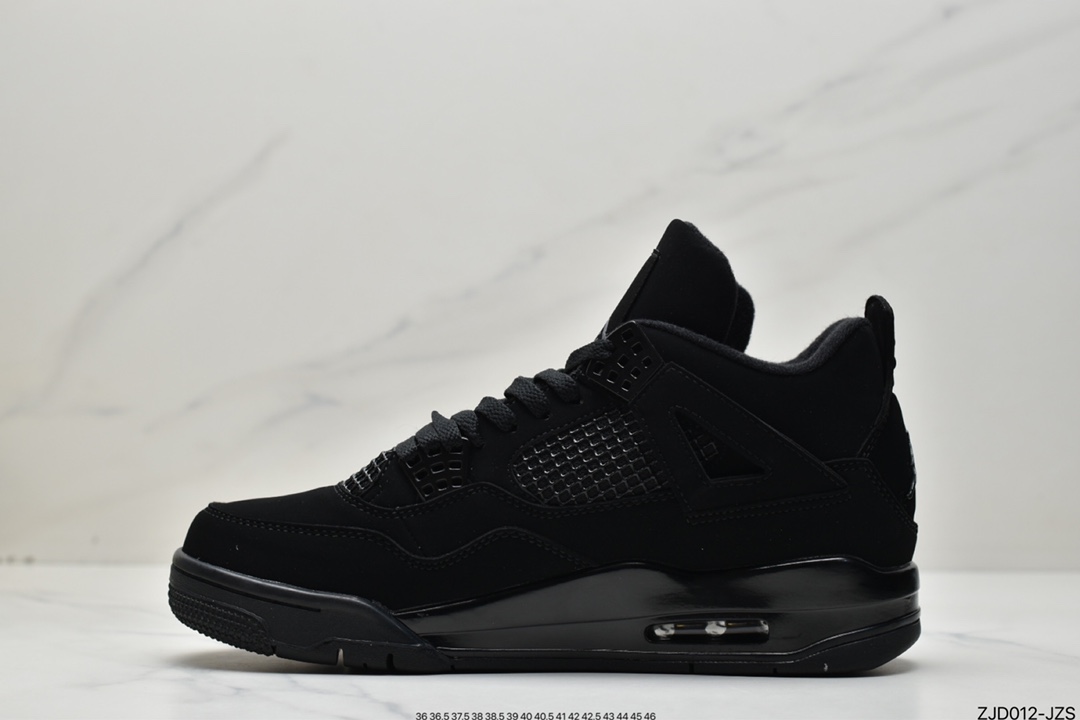 240 耐克Nike Air Jordan 4 Retro”Black Cat”AJ4代中帮篮球鞋CU1110-010