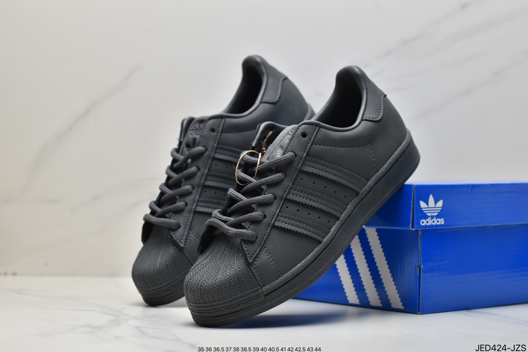 150 阿迪达斯adidas三叶草 Originals Superstar”White/Black/Gold”贝壳头GZ4830