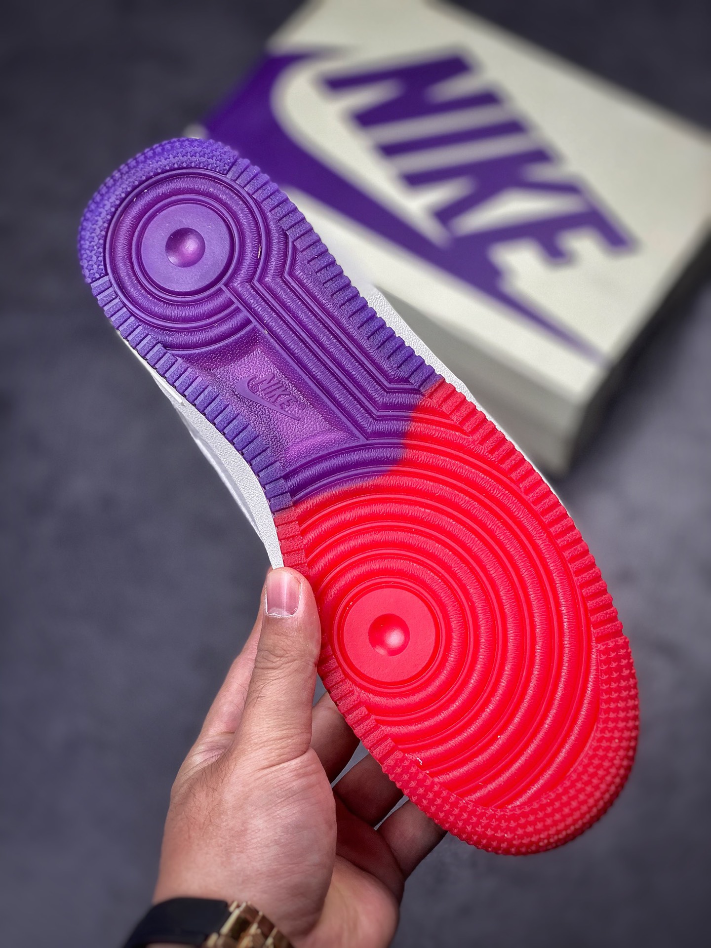 Nike Air Force 1 Low 07 串标紫红小钩 KK6325-015