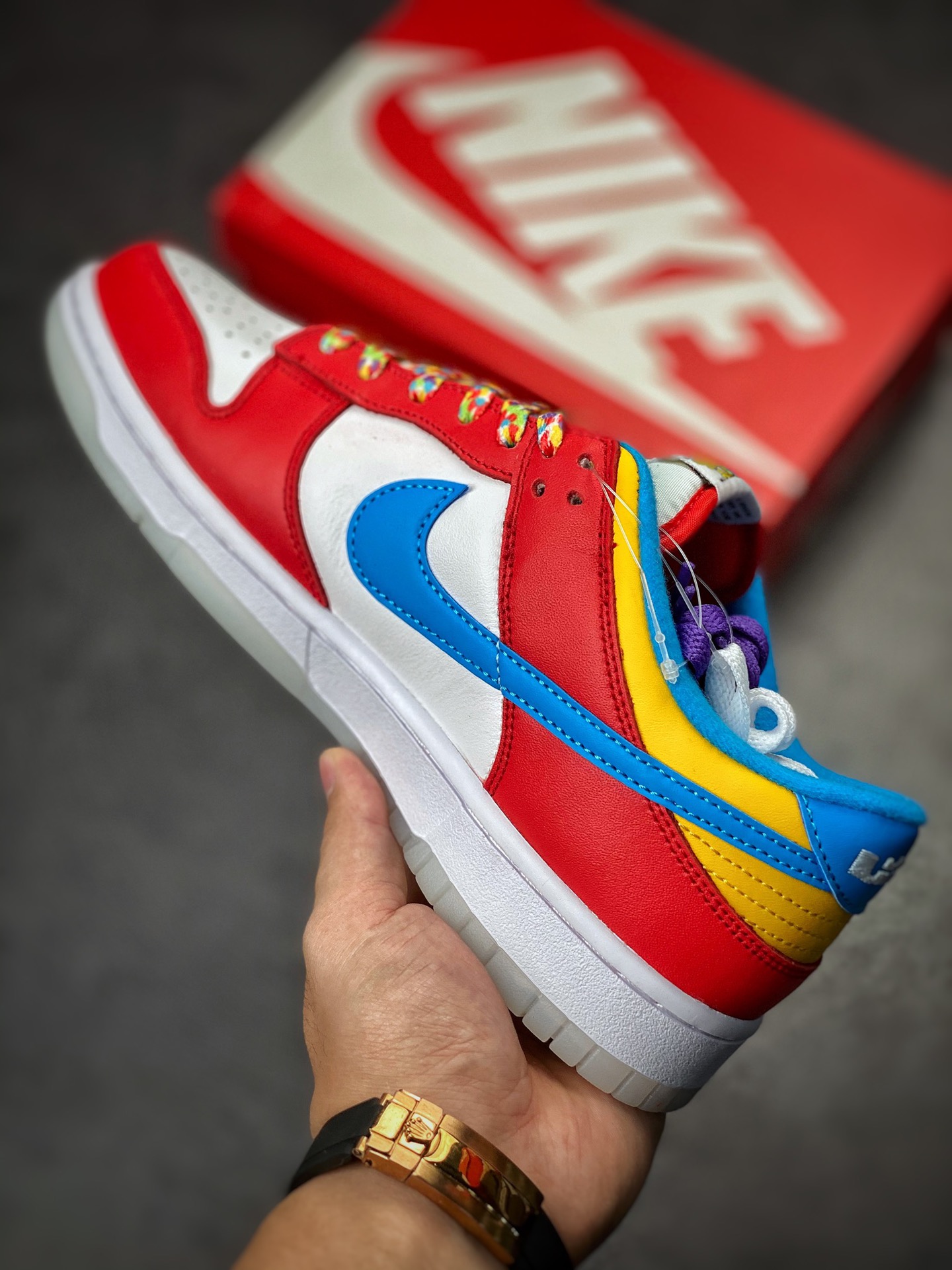 Nike SB Dunk Low 白蓝红水果麦片 DH8009-600