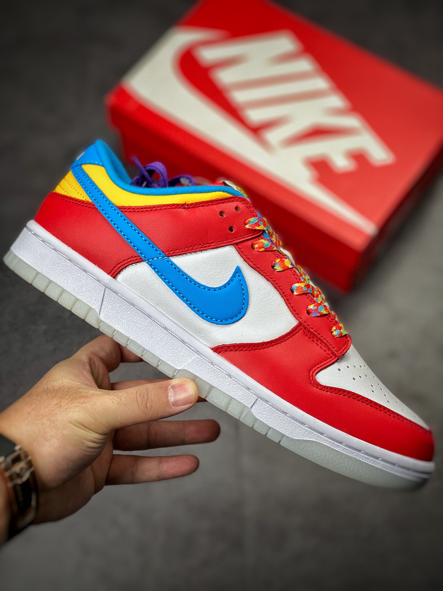 Nike SB Dunk Low 白蓝红水果麦片 DH8009-600