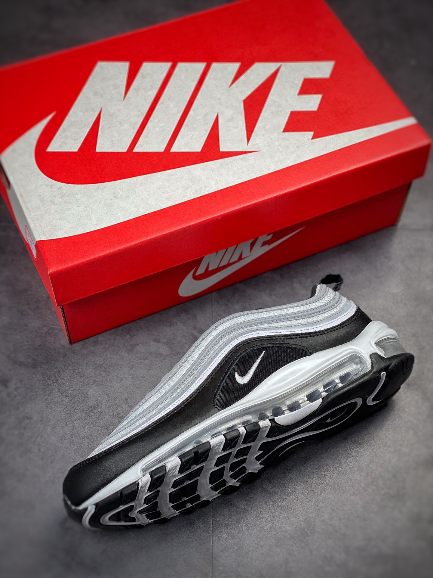 渠道订单NK Air Max 97 白银黑  DM0027-001