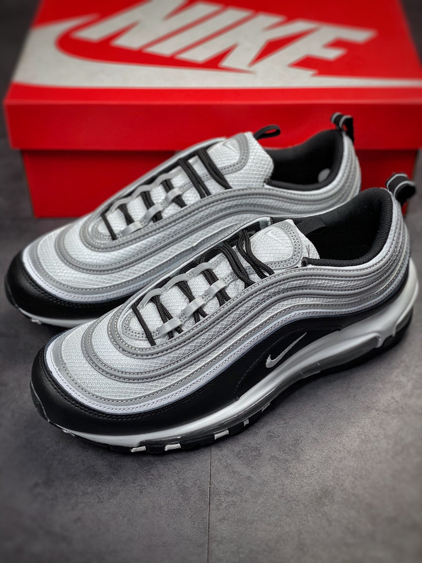渠道订单NK Air Max 97 白银黑  DM0027-001
