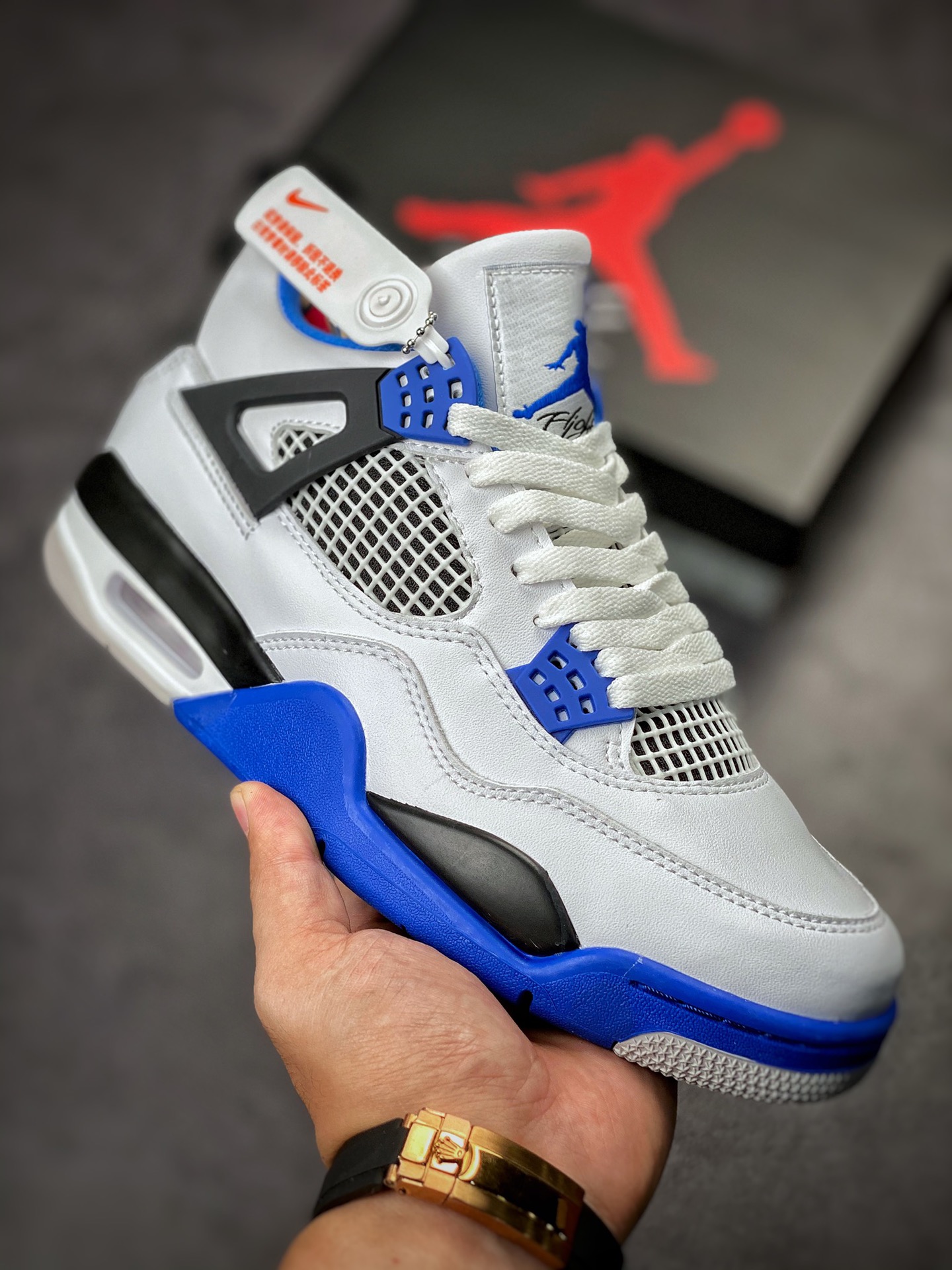 Air Jordan 4 Retro 赛车蓝 308497-117 Air Jordan 4 Retro 赛车蓝 308497-117