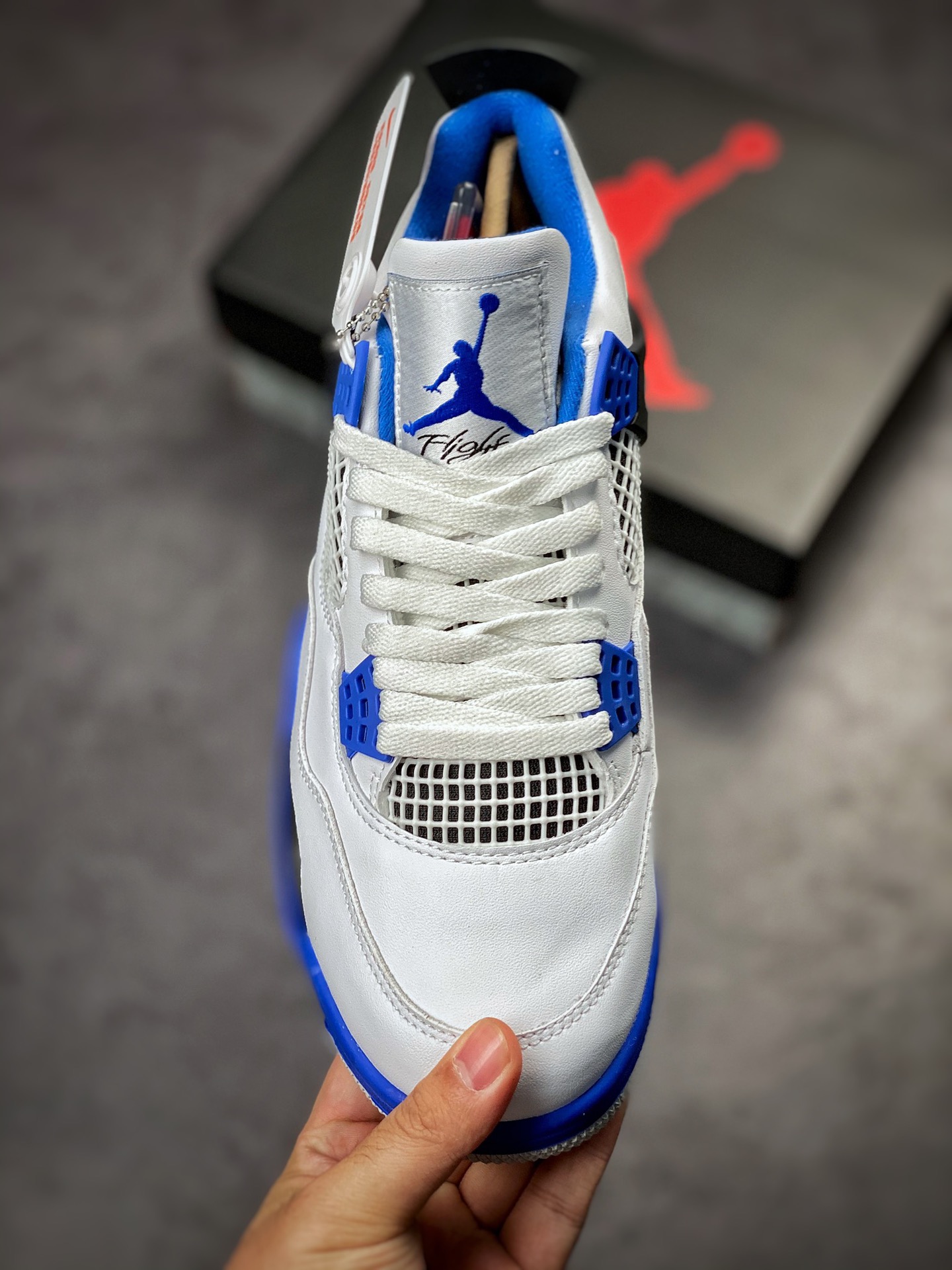 Air Jordan 4 Retro 赛车蓝 308497-117 Air Jordan 4 Retro 赛车蓝 308497-117