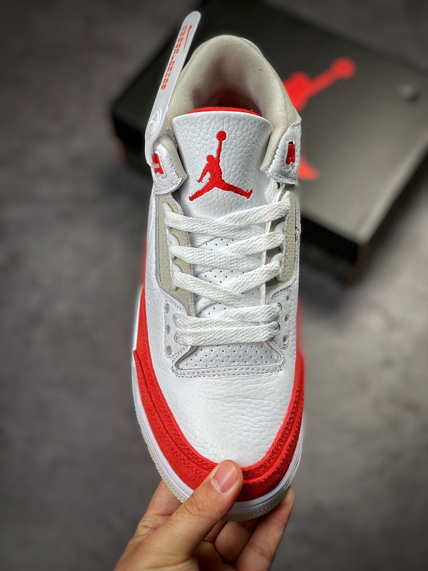 Air Jordan 3 Retro Tinker manuscript white red CJ0939-100