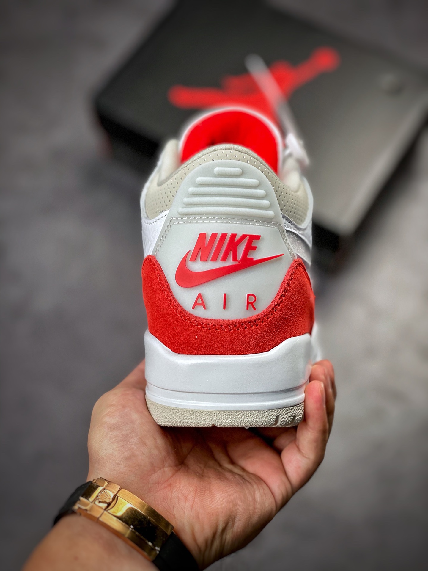 Air Jordan 3 Retro Tinker manuscript white red CJ0939-100