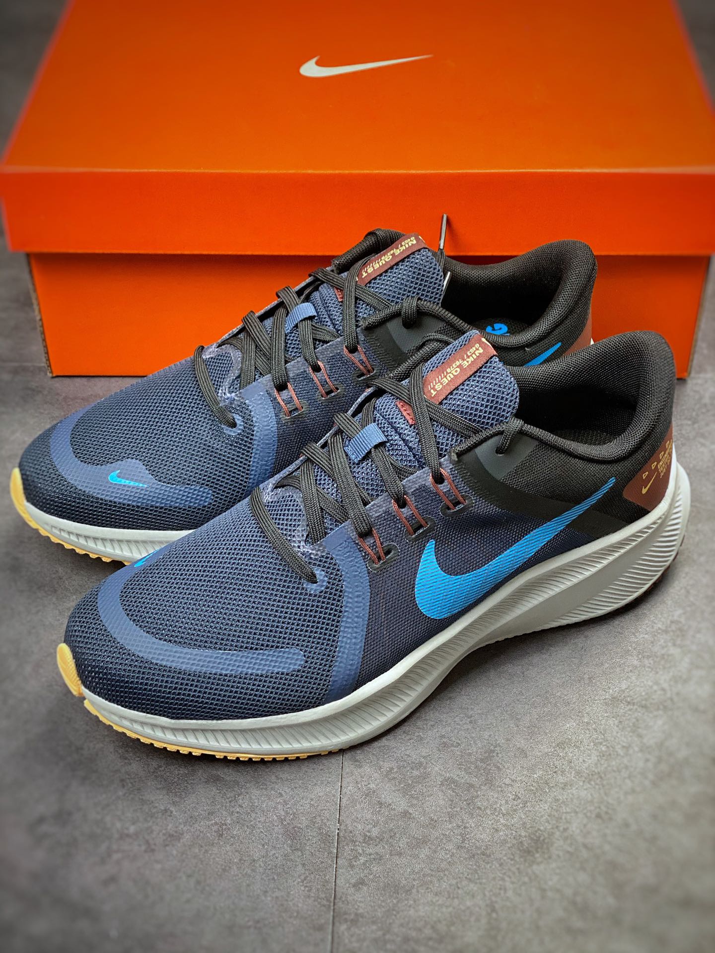 Nike Quest 4 speed 4 generation mesh breathable fashion casual running shoes DA1105-400