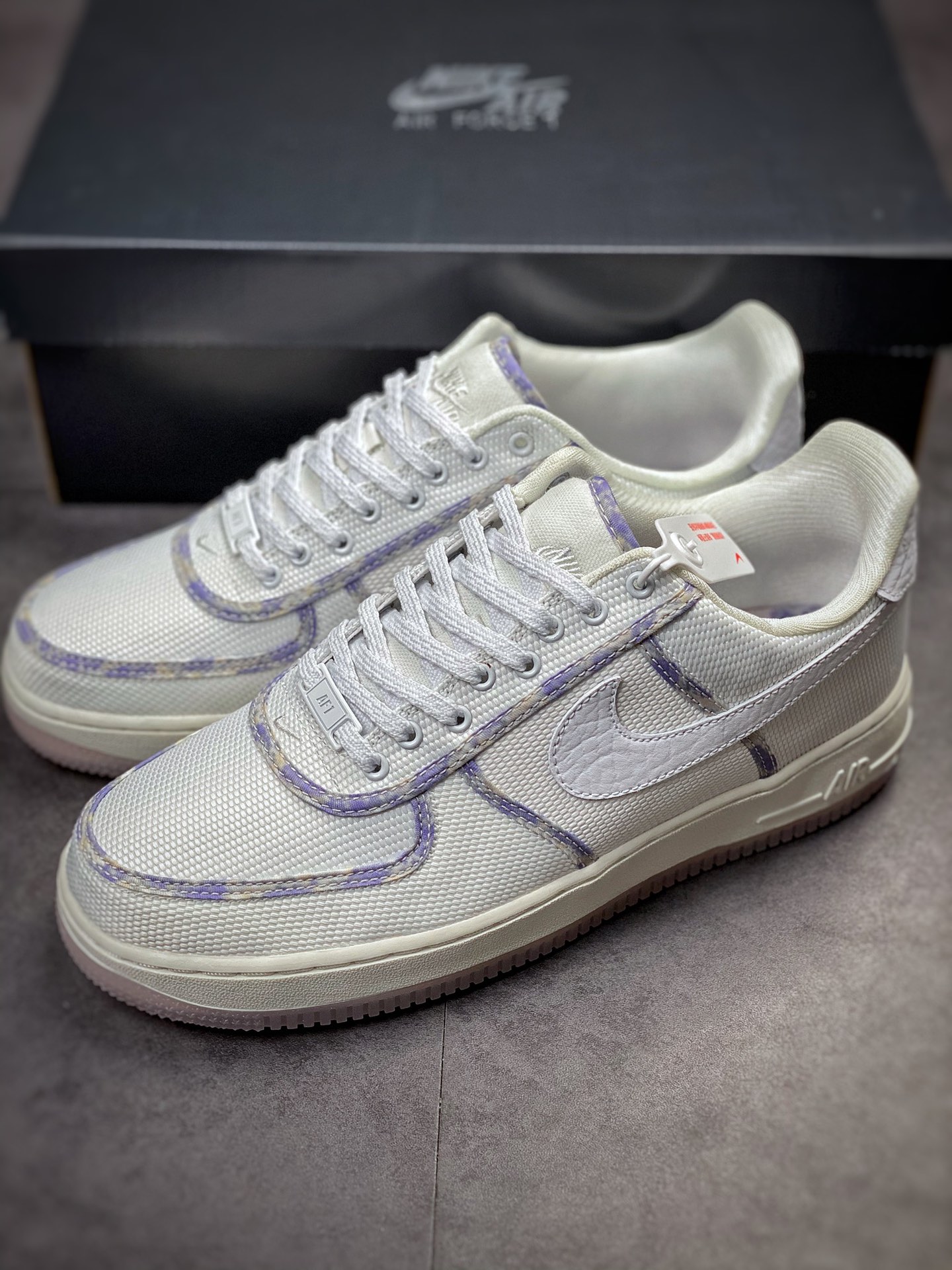 Nike Air Force 1 Low 07 White Purple DV6136-100-Top High Quatity Cheap Sneakers Fashion Clothing Clothes Bags handbags Shoes of all Brand wholesale With The best Quality And Beautiful Price from China Factory Chinese suppliers wholesaler seller Nike Air Force 1 Low 07 White Purple DV6136-100
