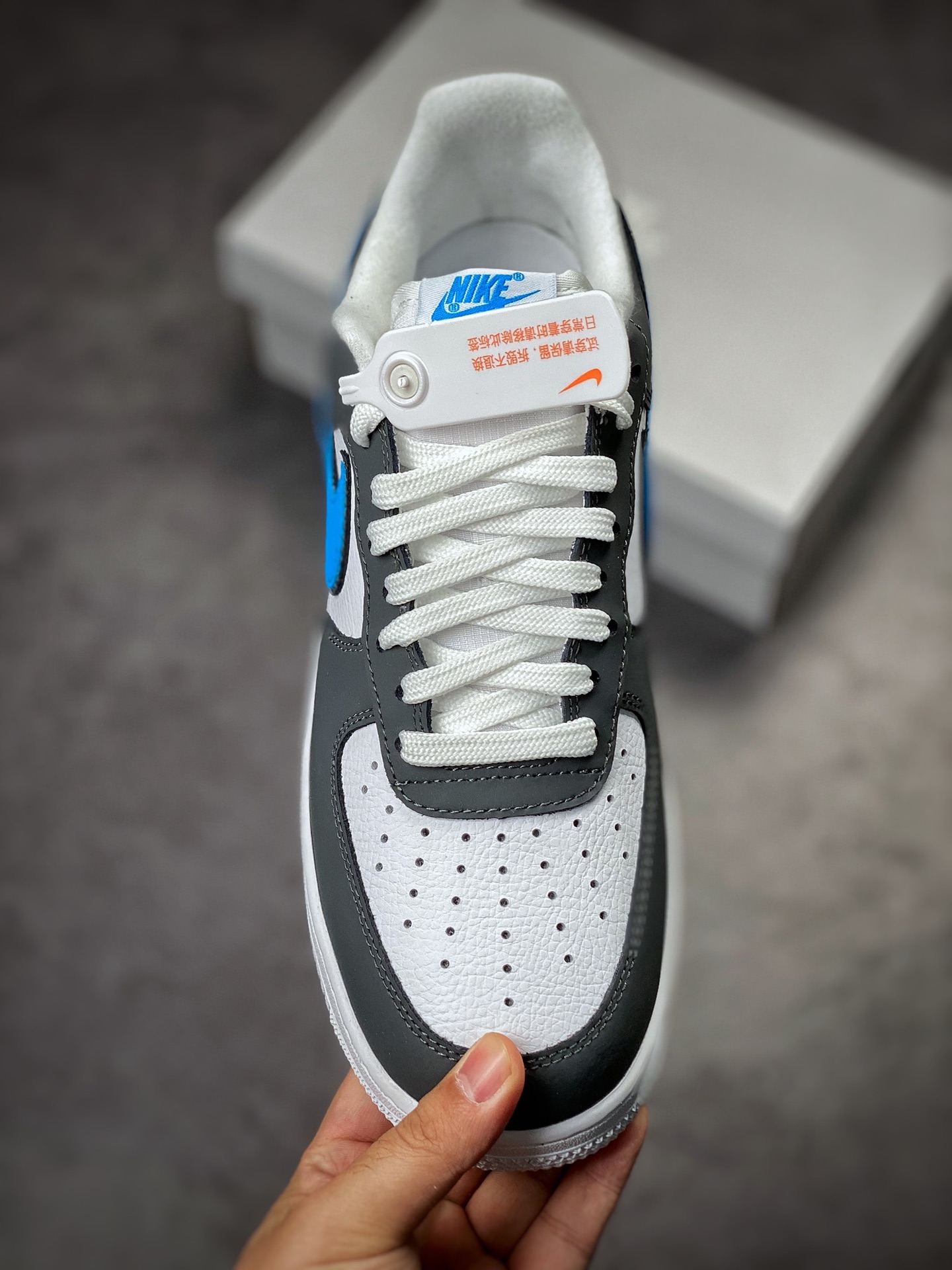 Nike Air Force 1 Low 07 White Gray Blue FB3360-100-Top High Quatity Cheap Sneakers Fashion Clothing Clothes Bags handbags Shoes of all Brand wholesale With The best Quality And Beautiful Price from China Factory Chinese suppliers wholesaler seller Nike Air Force 1 Low 07 White Gray Blue FB3360-100